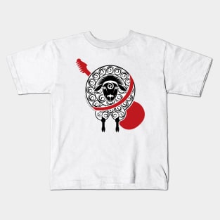 Red guitar sheep Kids T-Shirt